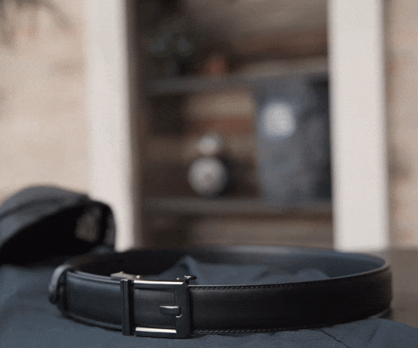 KORE X1 BUCKLE -- LEATHER GUN BELT 1.5"