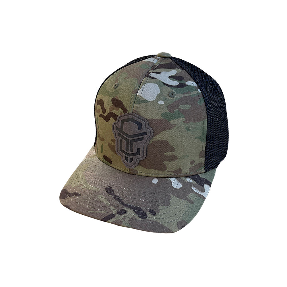 Green Multicam SnapBack Censored Tactical Hat