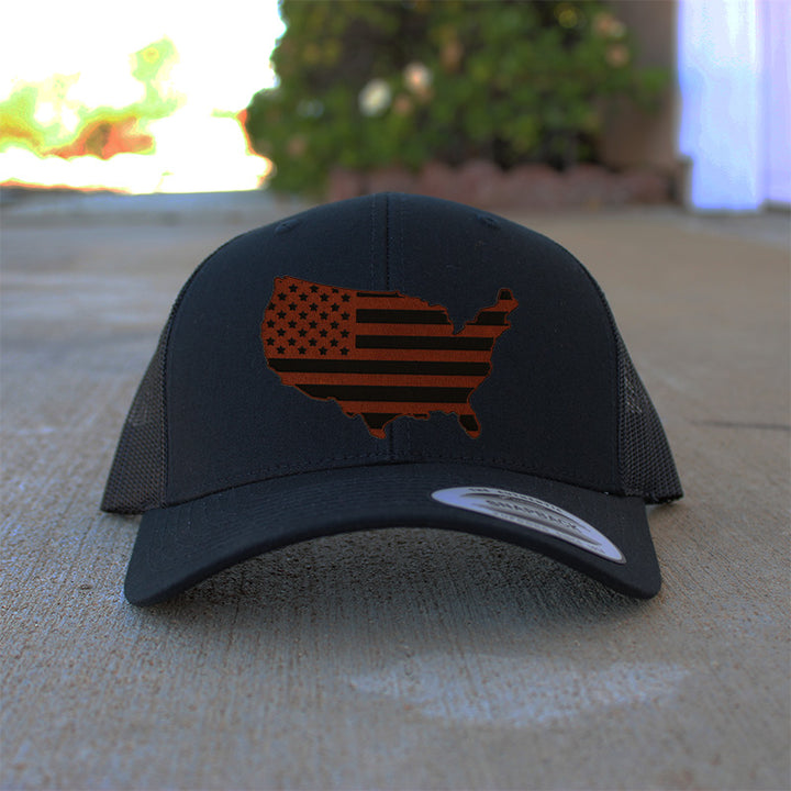 American Flag Patch Hat
