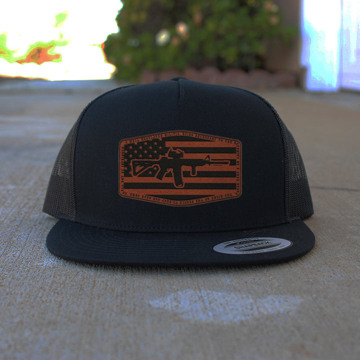2A Rifle Flag Patch Hat