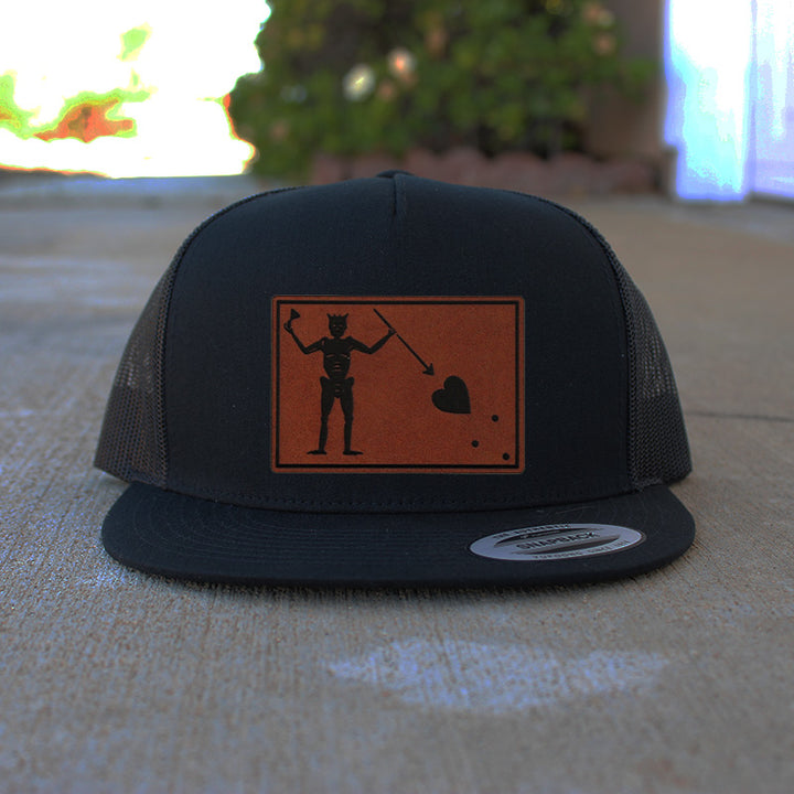 Blackbeard Flag Patch Hat
