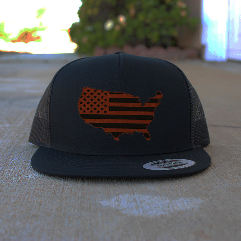 American Flag Patch Hat