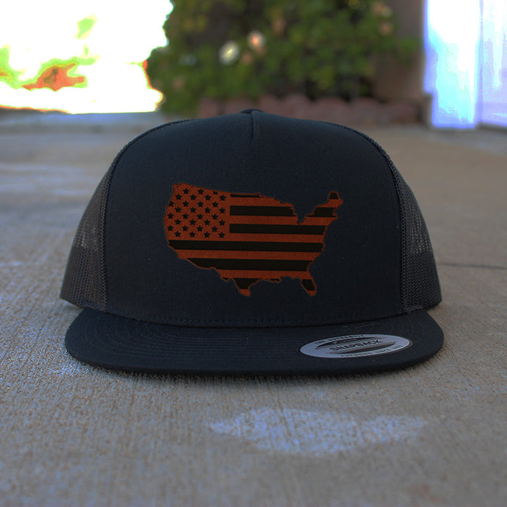 American Flag Patch Hat