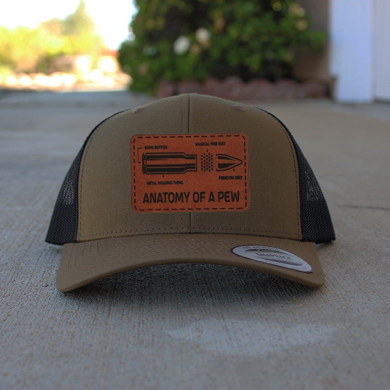 Bullet Anatomy Flag Patch Hat