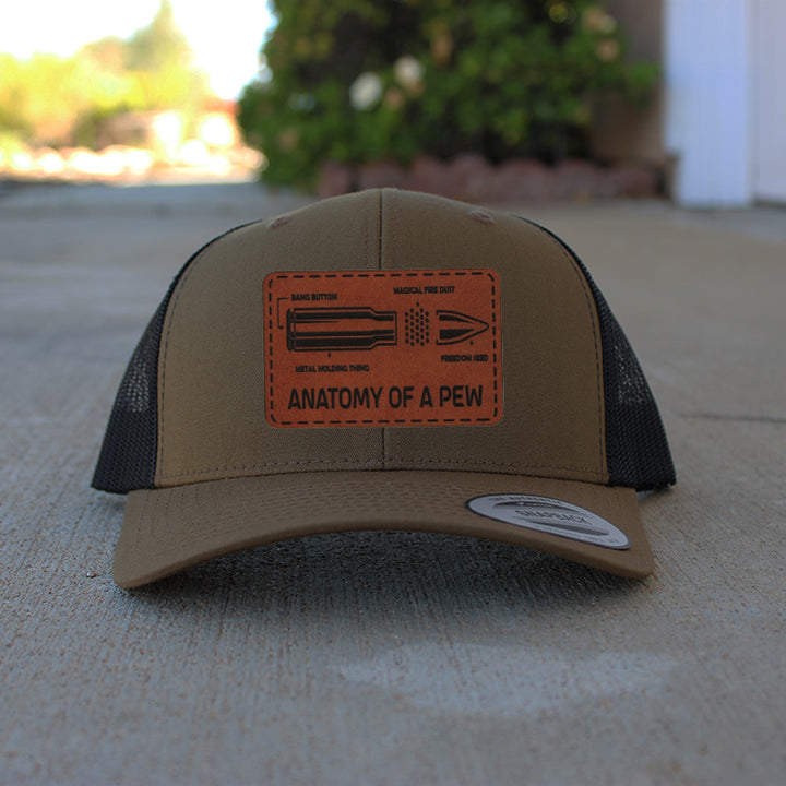 Bullet Anatomy Flag Patch Hat