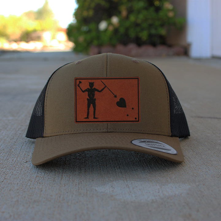 Blackbeard Flag Patch Hat