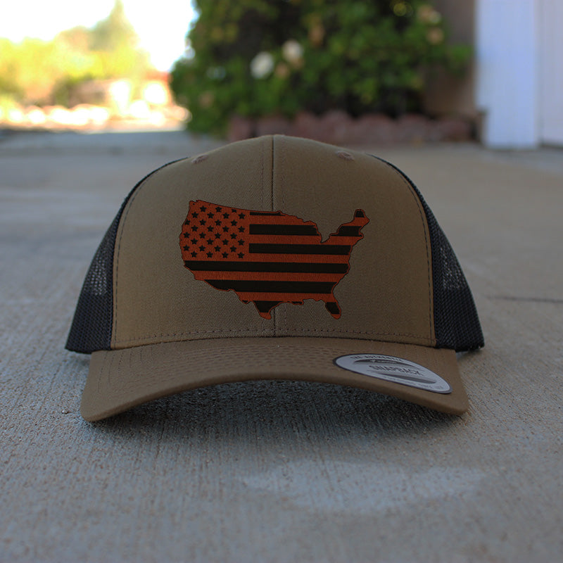 American Flag Patch Hat
