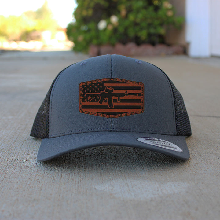 2A Rifle Flag Patch Hat