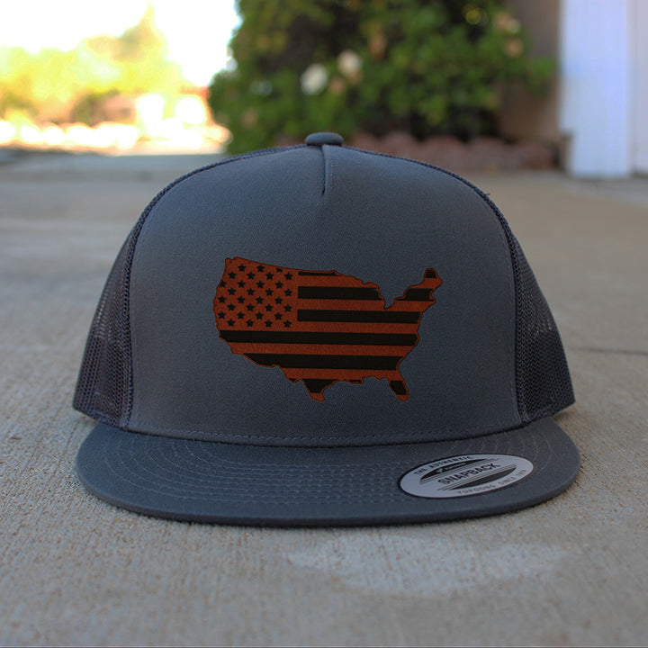 American Flag Patch Hat