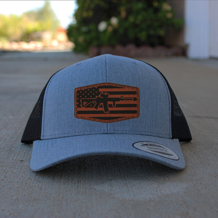2A Rifle Flag Patch Hat