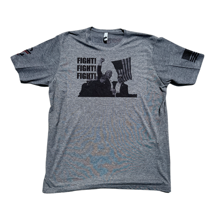 TRUMP FIGHT T-Shirt Gray