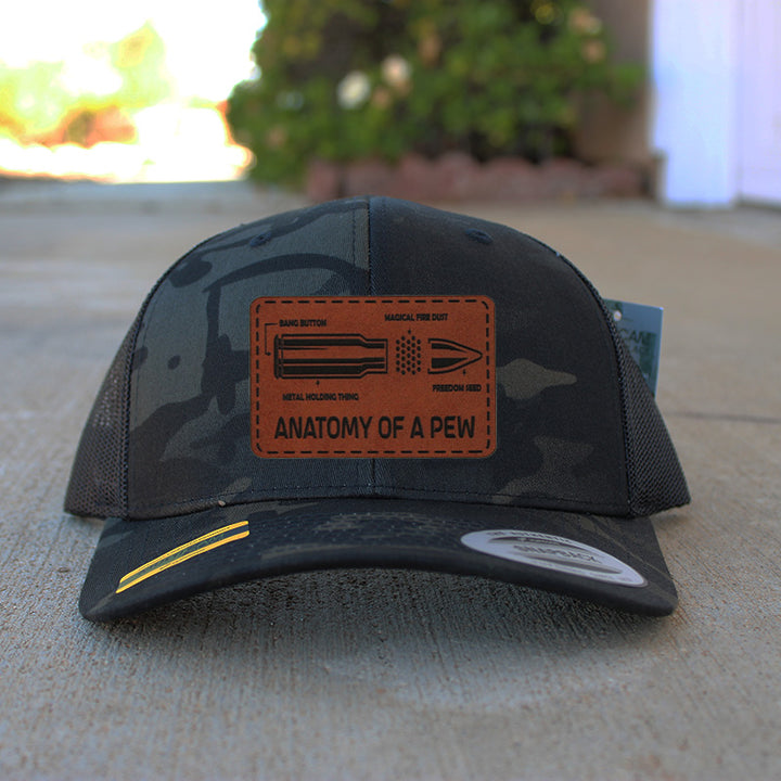 Bullet Anatomy Flag Patch Hat