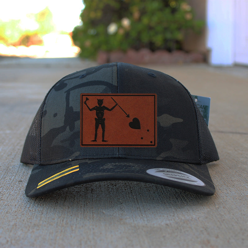 Blackbeard Flag Patch Hat