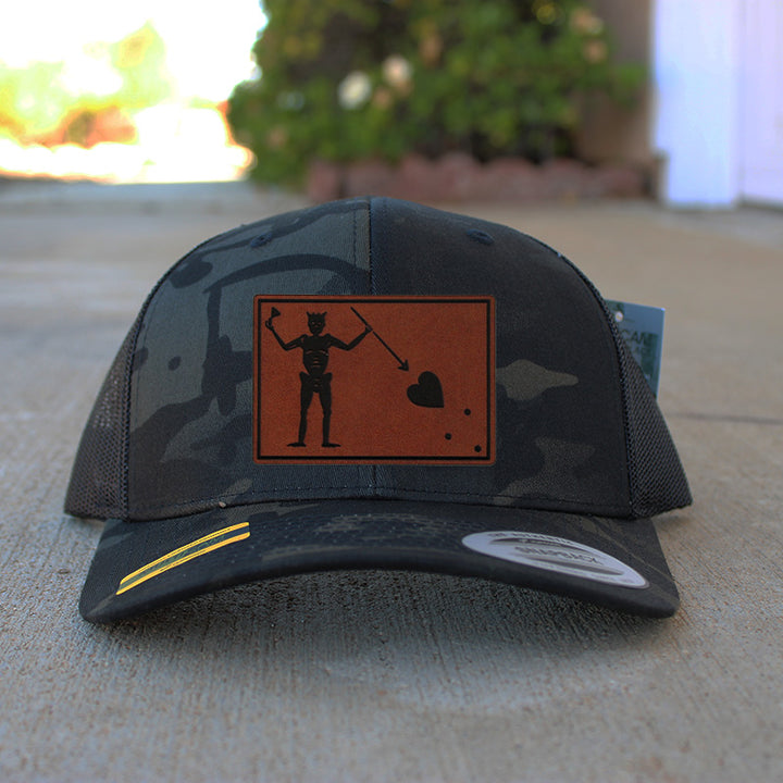 Blackbeard Flag Patch Hat