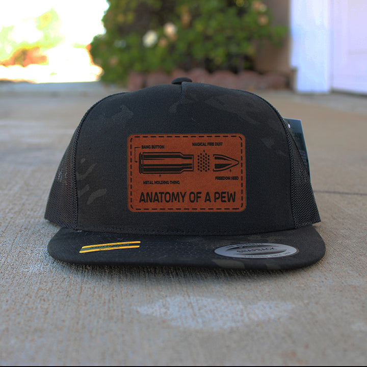 Bullet Anatomy Flag Patch Hat