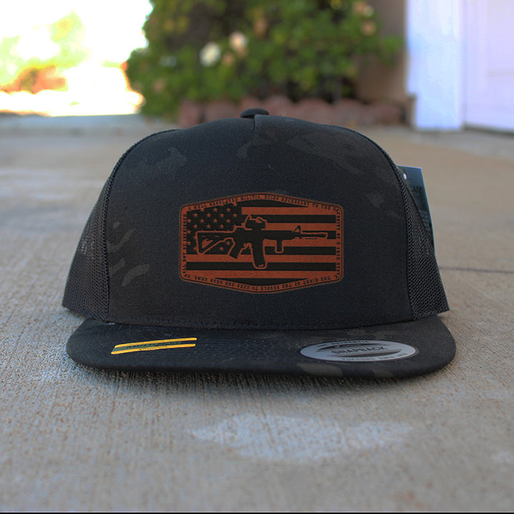 2A Rifle Flag Patch Hat