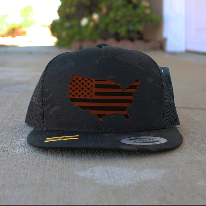 American Flag Patch Hat