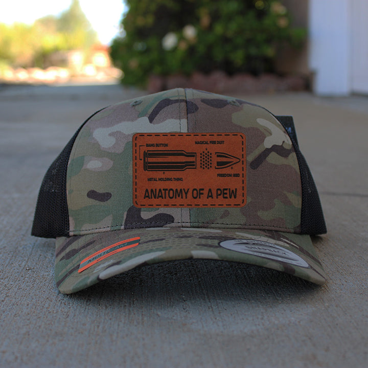Bullet Anatomy Flag Patch Hat
