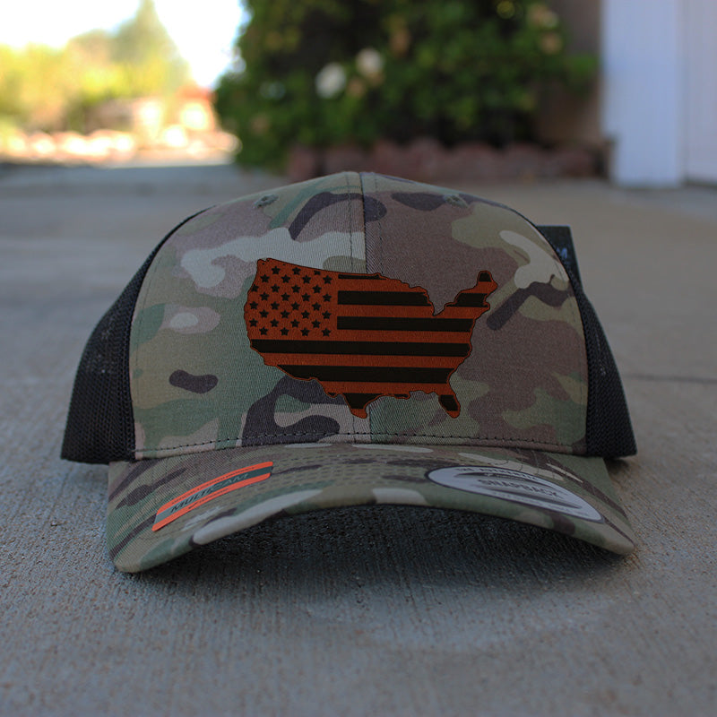 American Flag Patch Hat
