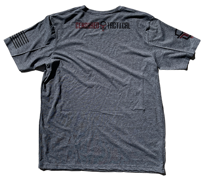 Censored Tactical T-Shirt Gray